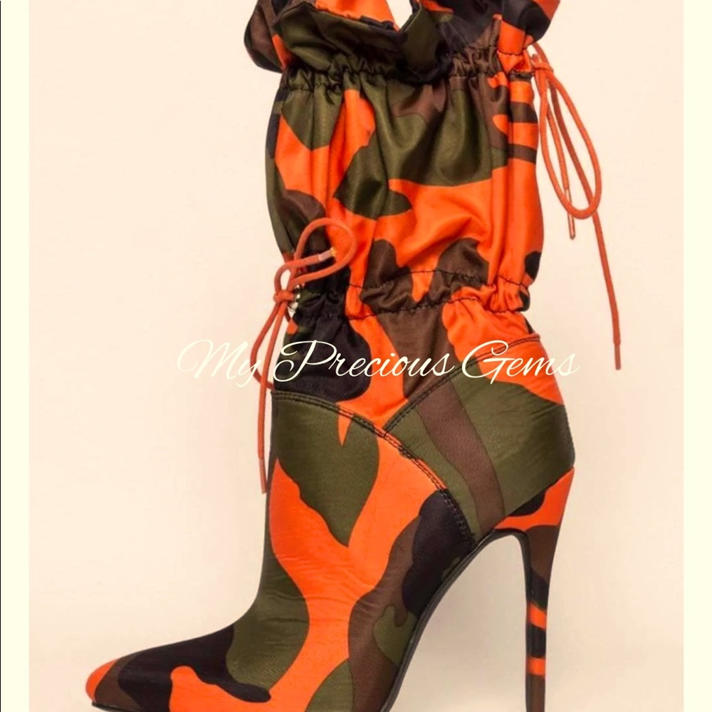 Camo Stiletto Boot